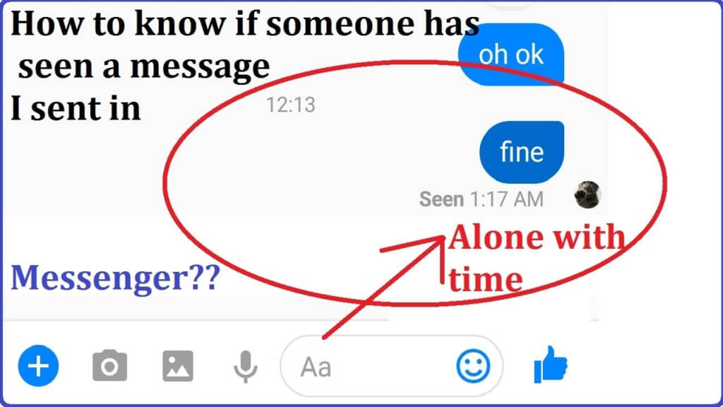 How can I see someone’s message on messenger?