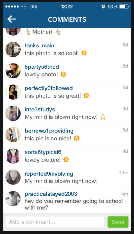 buy instagram random comments