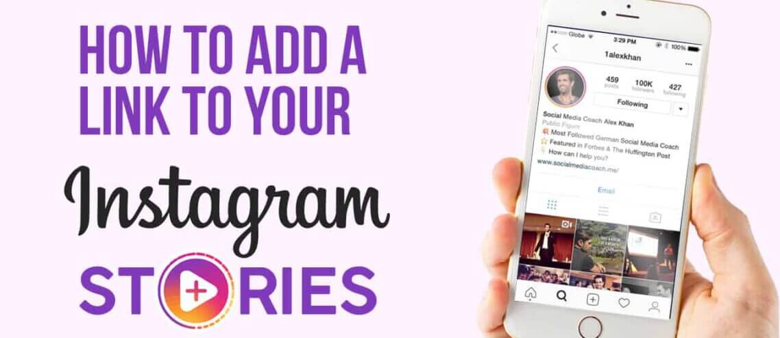 How to add a link to your instagram story