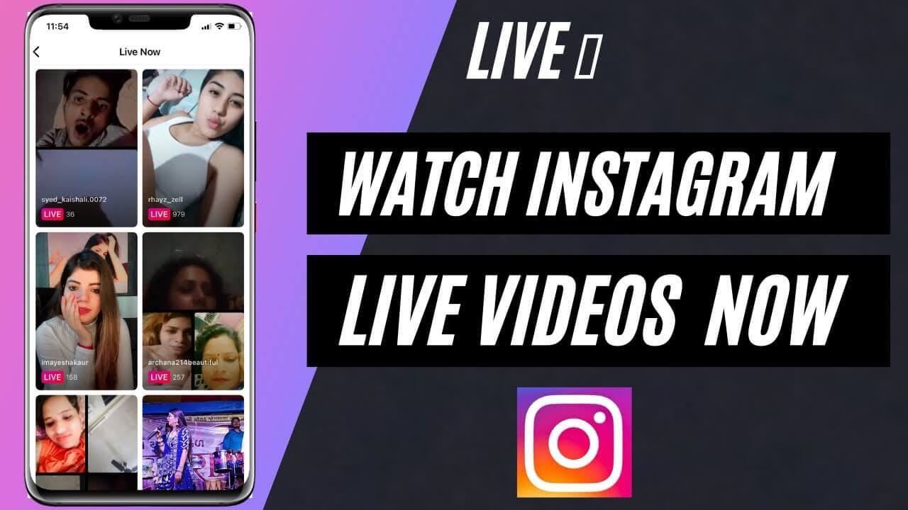 Watch live videos on Instagram