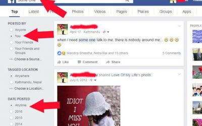How to Find an Old Post on Facebook?