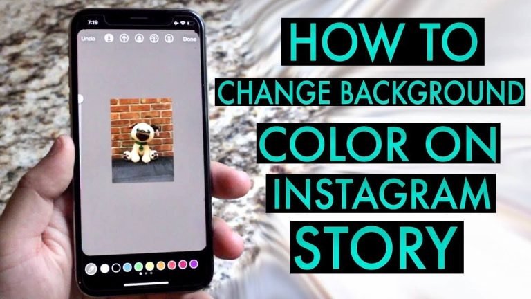 How to Change Background Color on Instagram Story