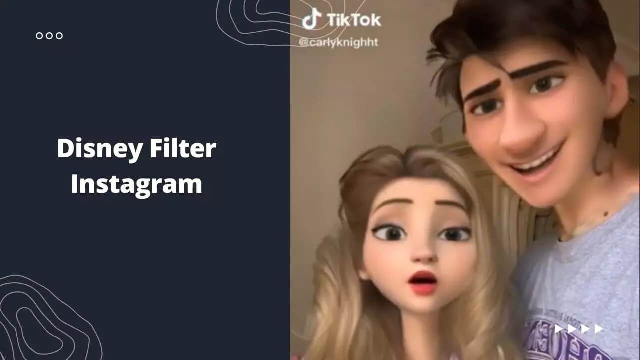Disney filter of Instagram