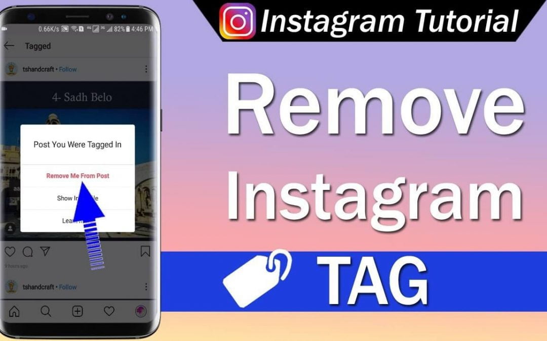 How to remove a tag on Instagram