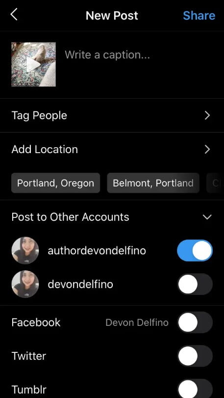 how to post live photos on instagram 