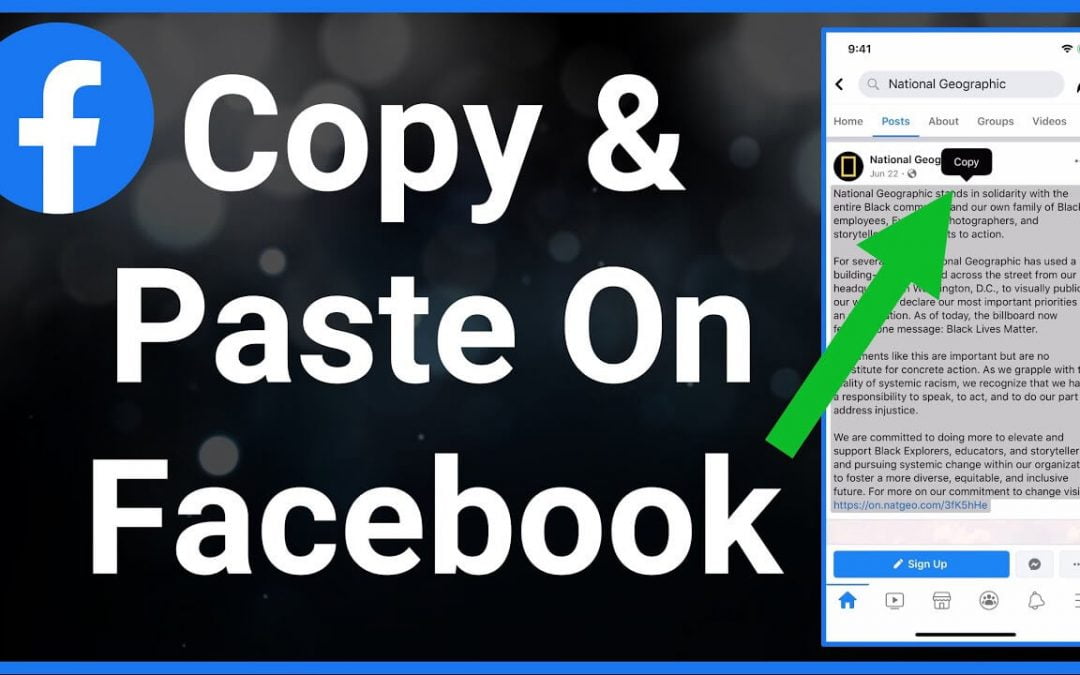 How to copy a Facebook Post