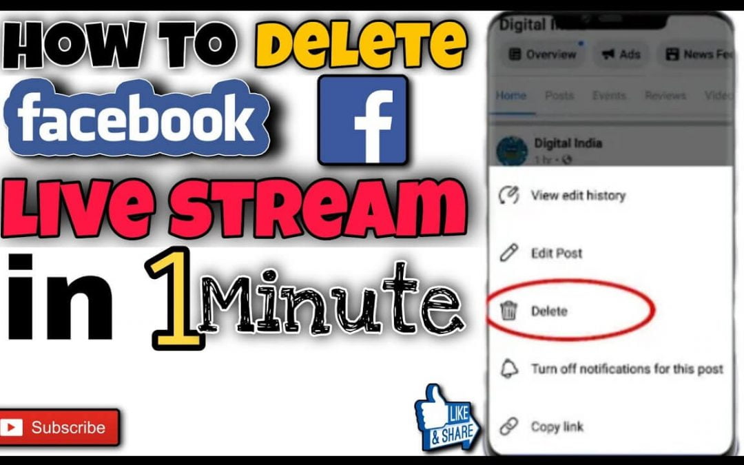 How to Delete Live Videos from Facebook?