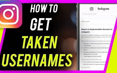 How to Get a Taken Instagram Username?