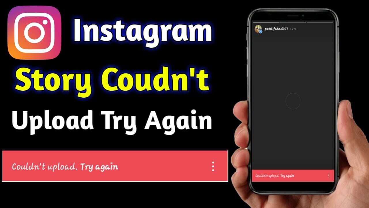 Instagram Story not Uploading