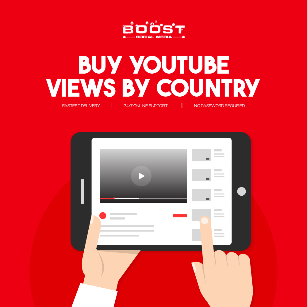 Buy youtube views by country