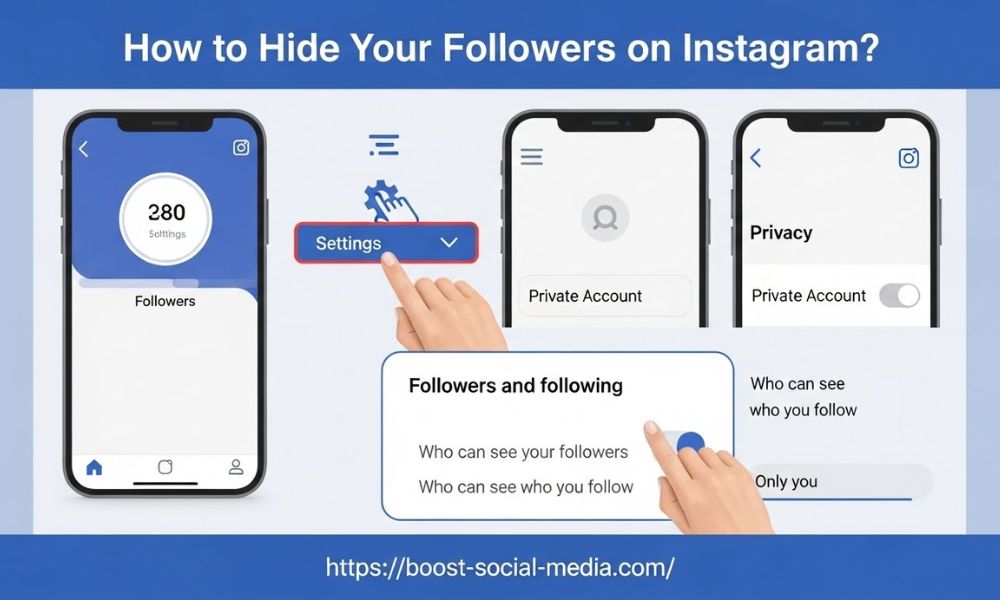 How to Hide Your Followers on Instagram?
