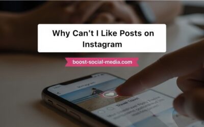 Why Can’t I Like Posts on Instagram?