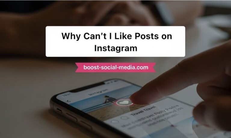 Why Can't I Like Posts on Instagram?