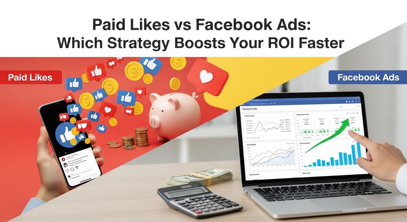 Paid Likes vs Facebook Ads: Which Strategy Boosts Your ROI Faster