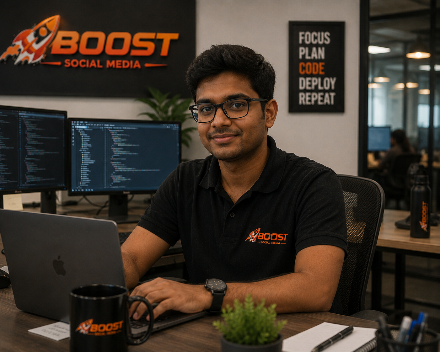 Arjun, Technical Operations Developer at Boost Social Media