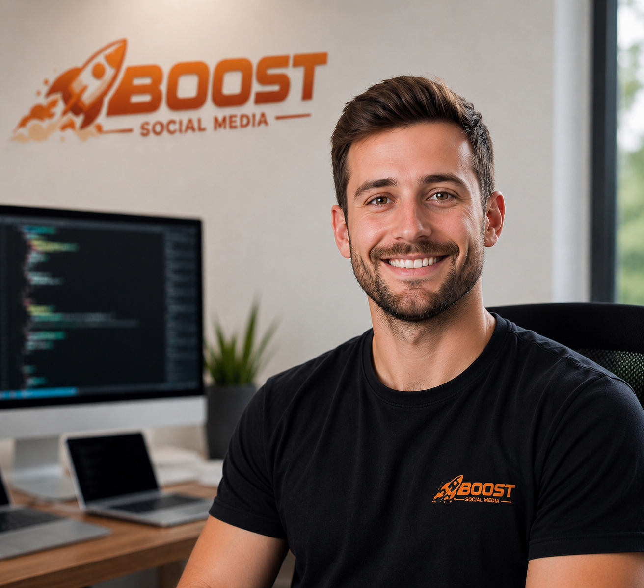 Jerry, Founder and Customer Support Director at Boost Social Media