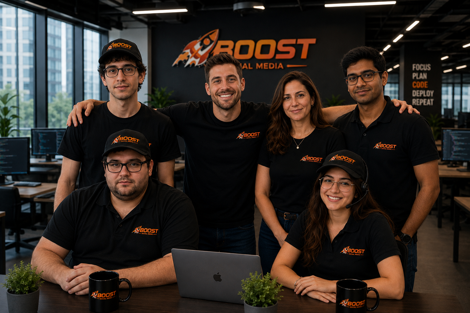 Boost Social Media support, content and technical team
